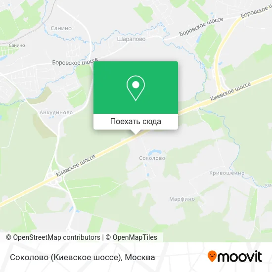 Карта Соколово (Киевское шоссе)