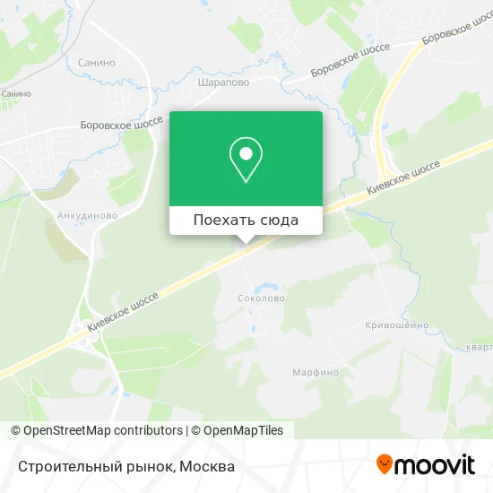 Карта Строительный рынок