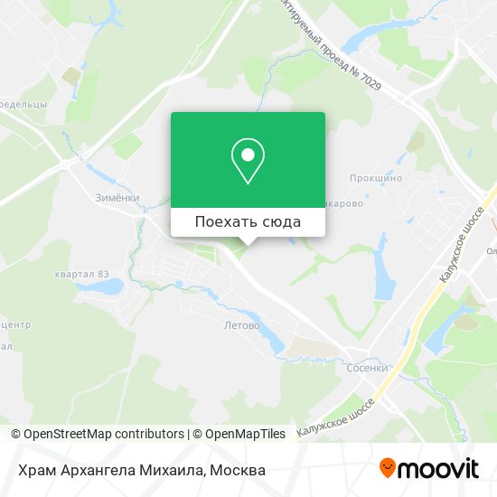 Карта Храм Архангела Михаила