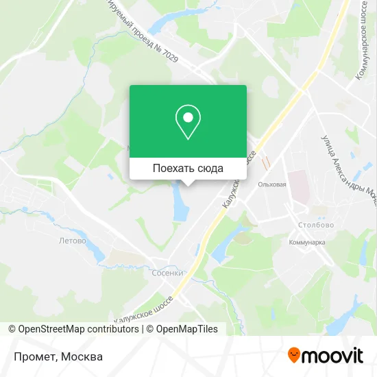 Карта Промет