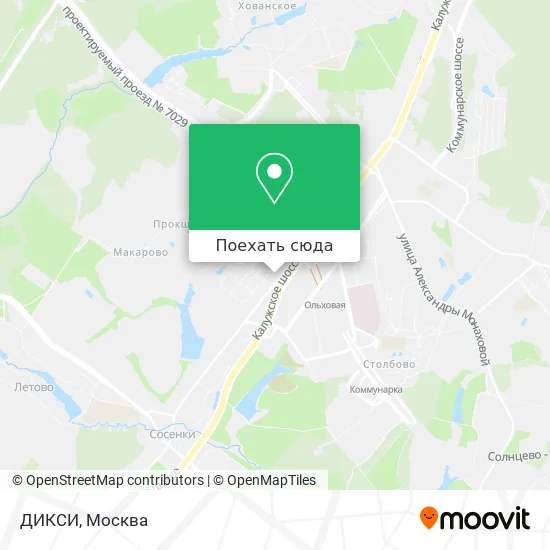 Карта ДИКСИ