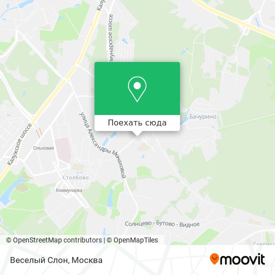 Карта Веселый Слон