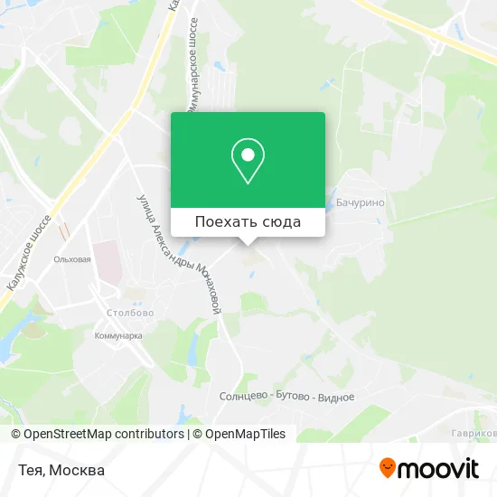 Карта Тея