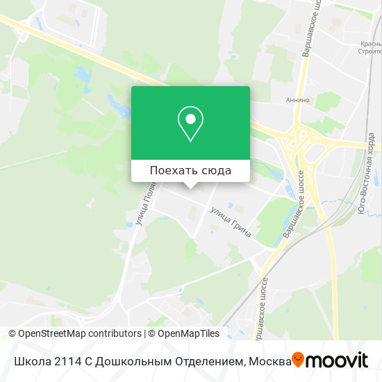 Карта Школа 2114 С Дошкольным Отделением