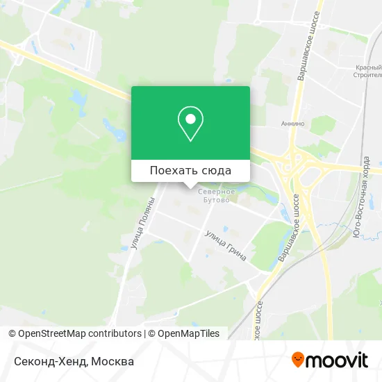 Карта Секонд-Хенд