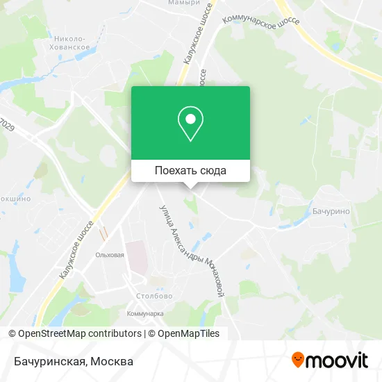 Карта Бачуринская