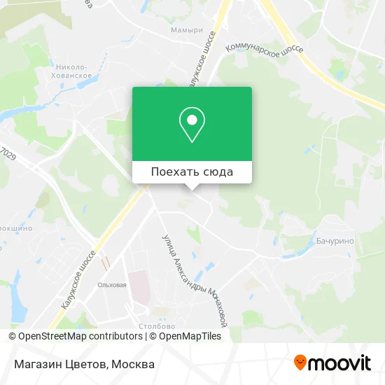 Карта Магазин Цветов
