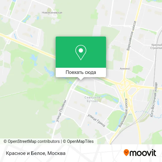 Карта Красное и Белое