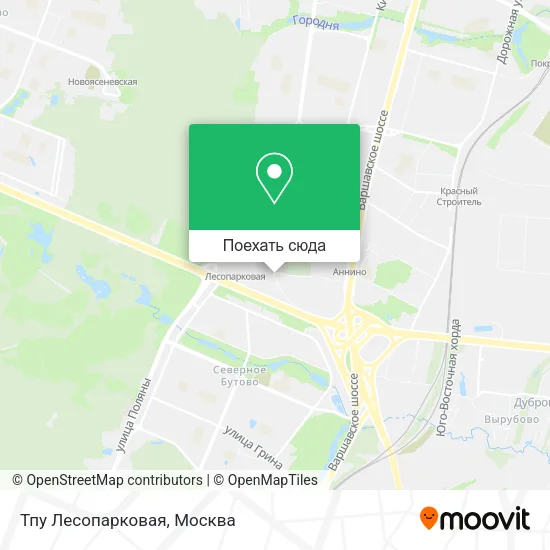 Карта Тпу Лесопарковая