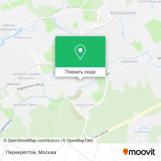 Карта Перекрёсток