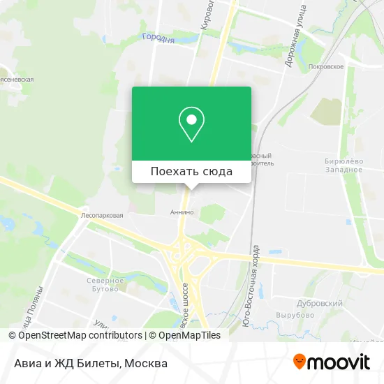Карта Авиа и ЖД Билеты