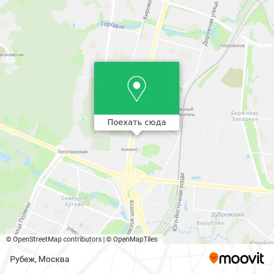 Карта Рубеж