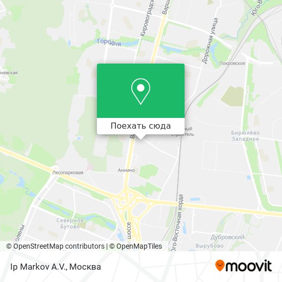 Карта Ip Markov A.V.
