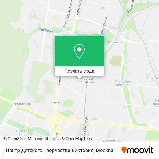 Карта Центр Детского Творчества Виктория