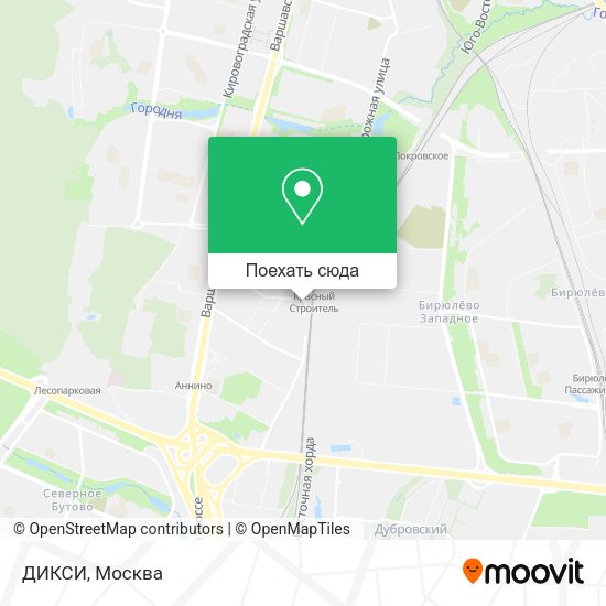 Карта ДИКСИ