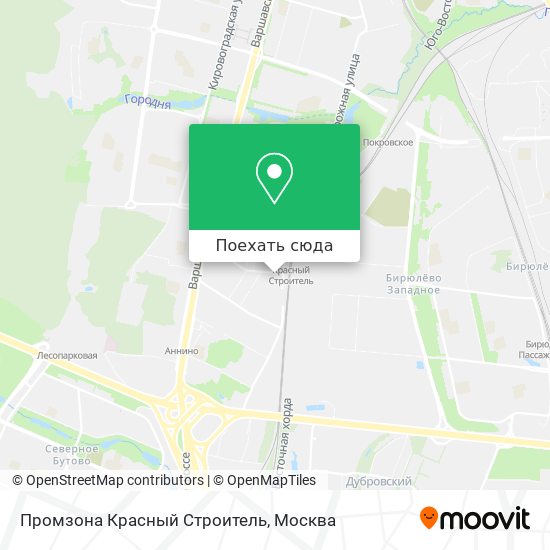Карта Промзона Красный Строитель