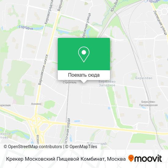 Карта Крекер Московский Пищевой Комбинат