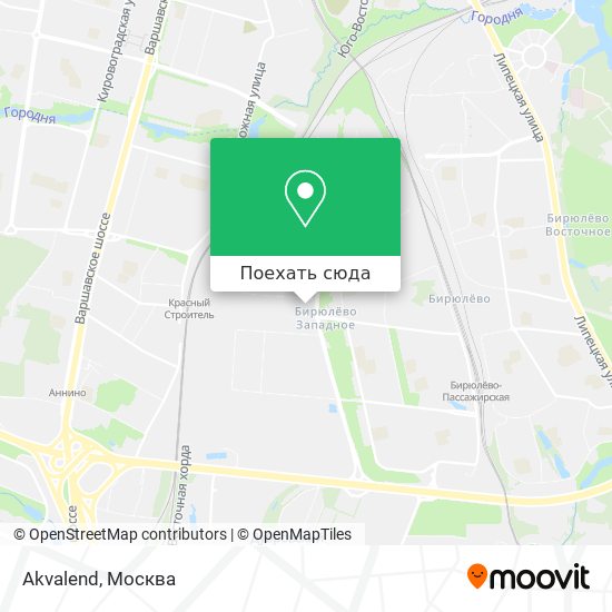 Карта Akvalend