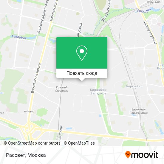 Карта Рассвет