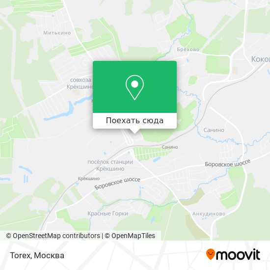 Карта Torex