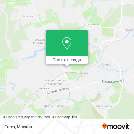 Карта Torex