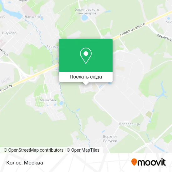 Карта Колос