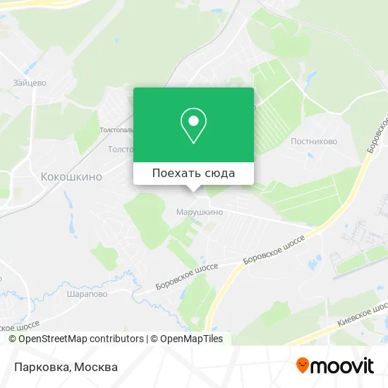 Карта Парковка