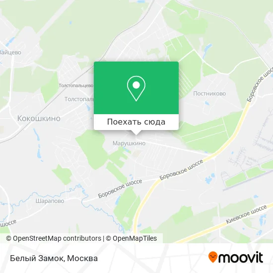 Карта Белый Замок