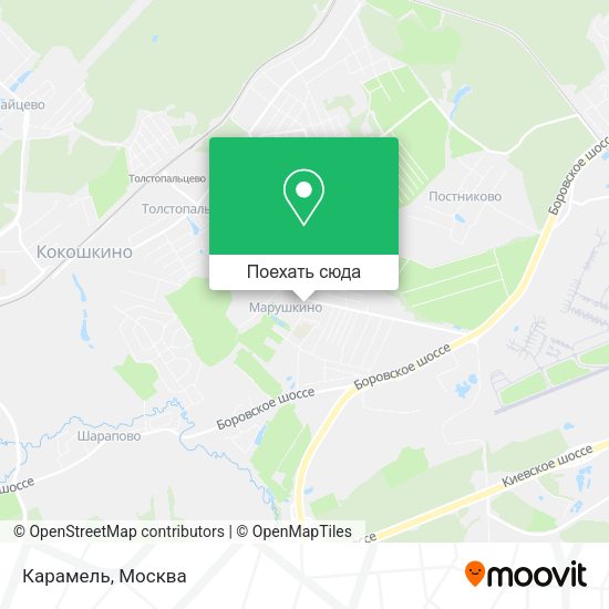 Карта Карамель