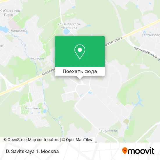 Карта D. Savitskaya 1