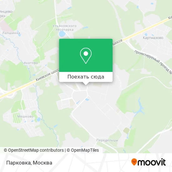 Карта Парковка