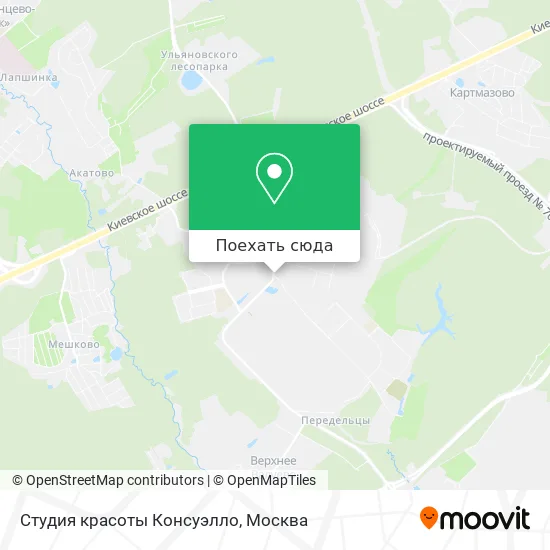 Карта Студия красоты Консуэлло