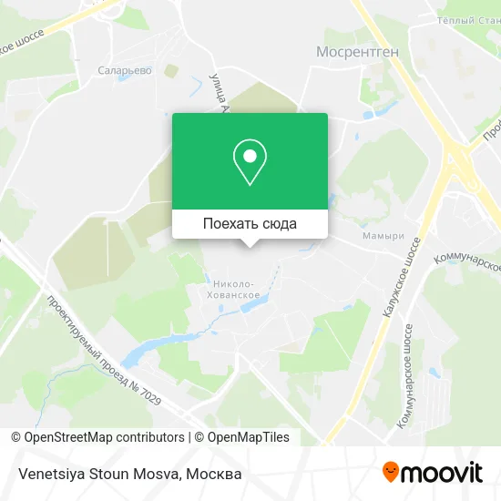 Карта Venetsiya Stoun Mosva