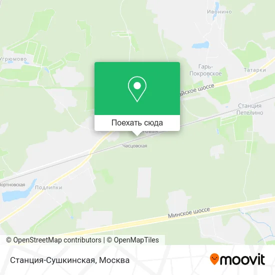 Карта Станция-Сушкинская