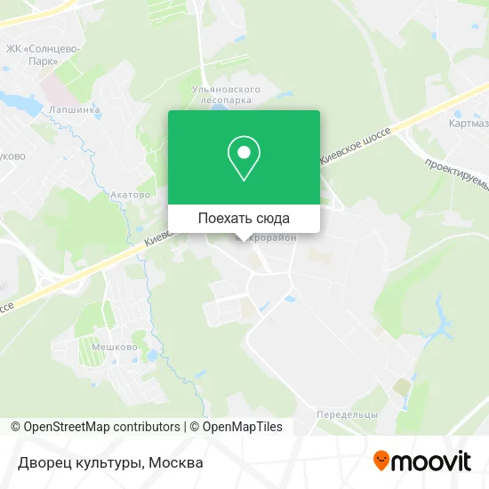 Карта Дворец культуры