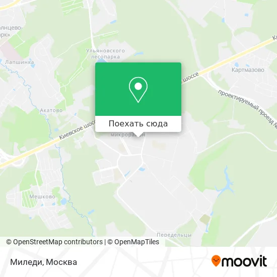 Карта Миледи