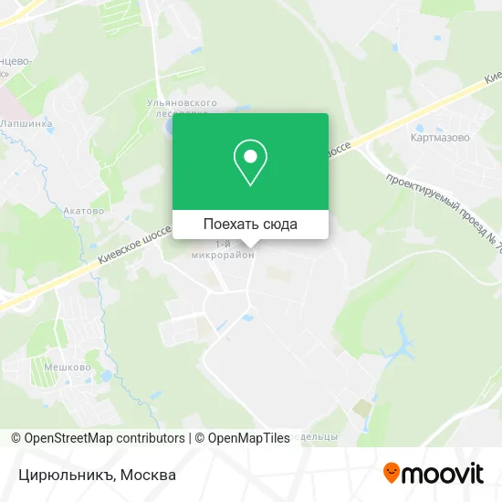 Карта Цирюльникъ
