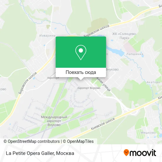 Карта La Petite Opera Galler