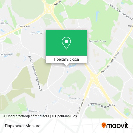 Карта Парковка