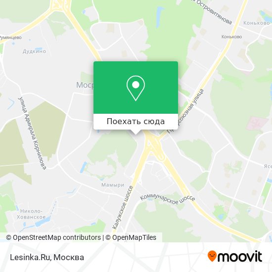 Карта Lesinka.Ru