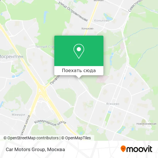 Карта Car Motors Group