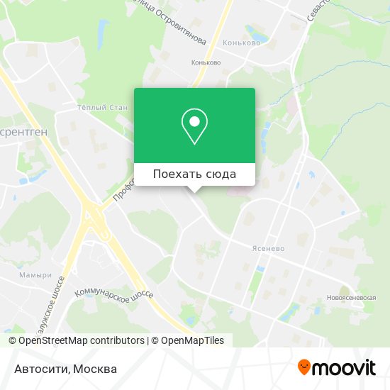 Карта Автосити