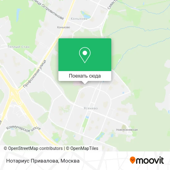 Карта Нотариус Привалова