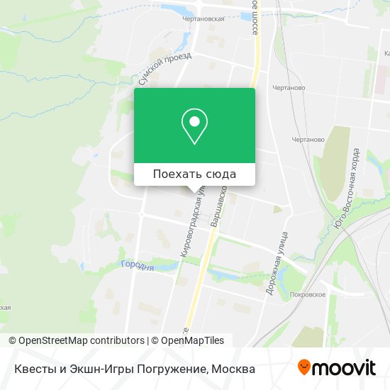 Карта Квесты и Экшн-Игры Погружение