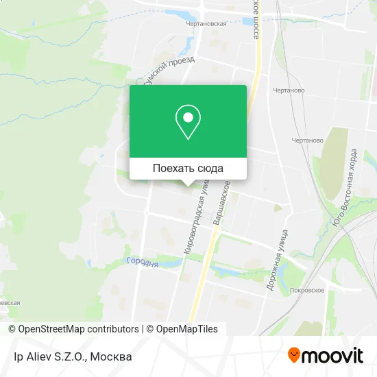 Карта Ip Aliev S.Z.O.