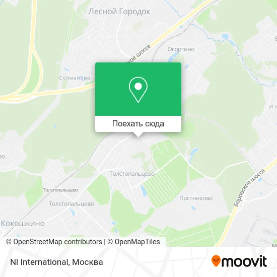 Карта Nl International