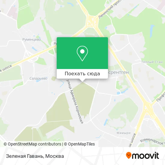 Карта Зеленая Гавань