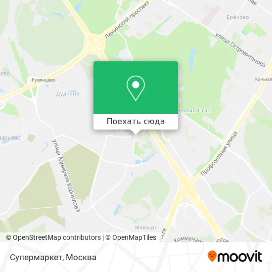 Карта Супермаркет