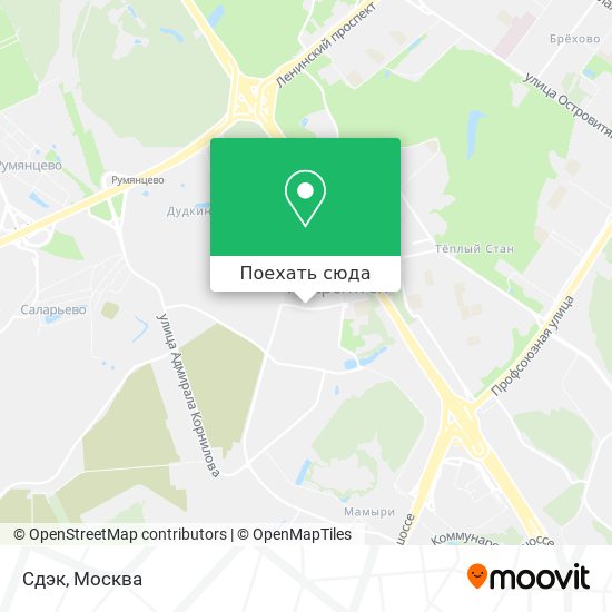 Карта Сдэк