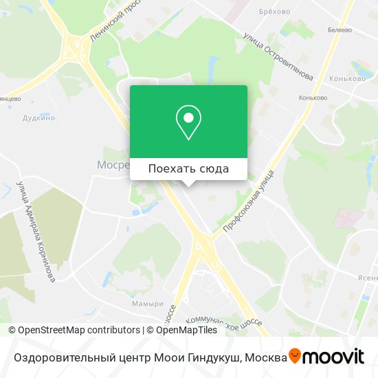 Карта Оздоровительный центр Моои Гиндукуш